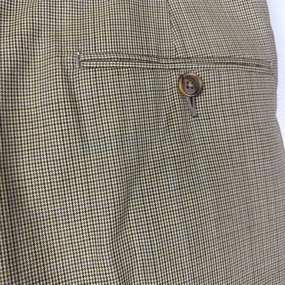 Austin Reed NWT Men's Dress Pants Brown/Beige Raw Hem for Tailoring Size 38R‎ - Picture 7 of 7